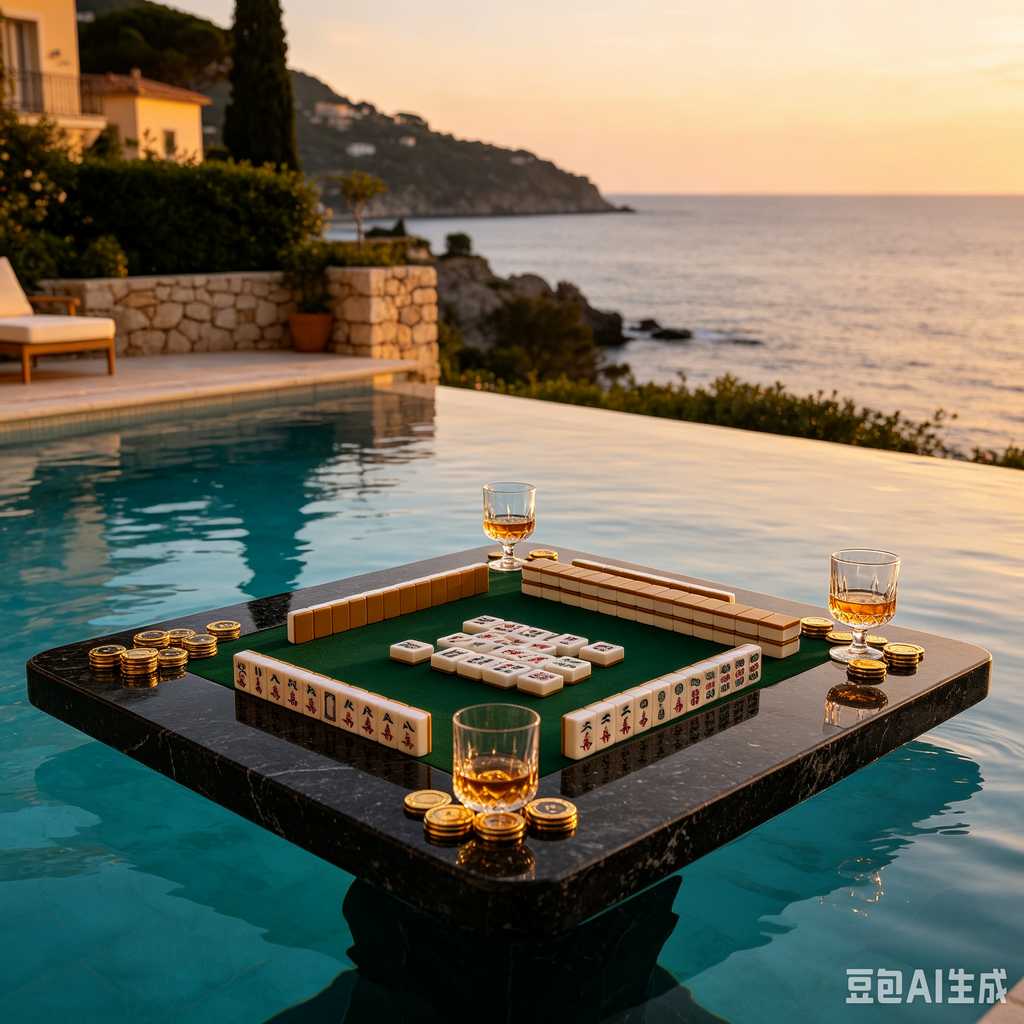 hand painted mahjong tiles