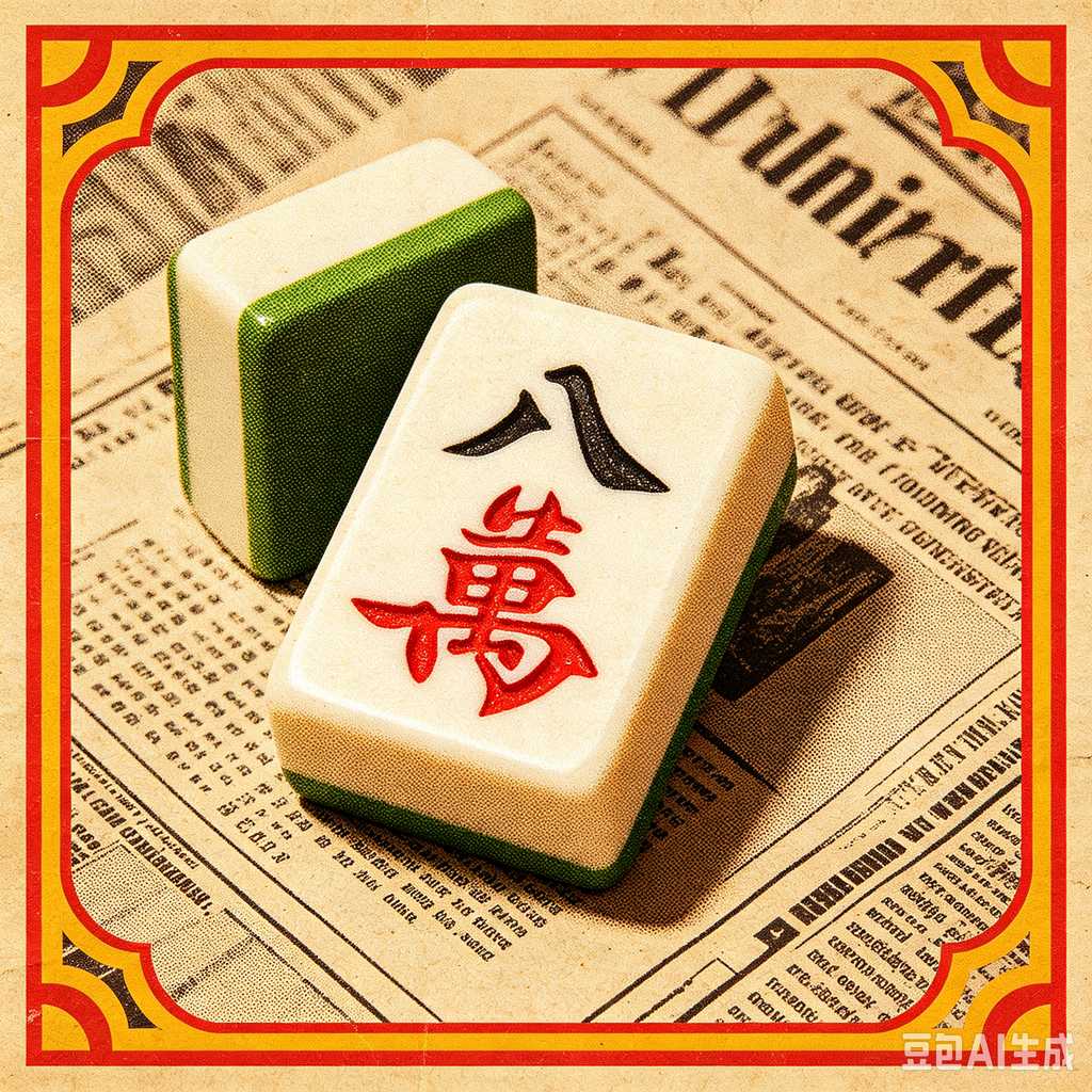 unique decoration mahjong tiles