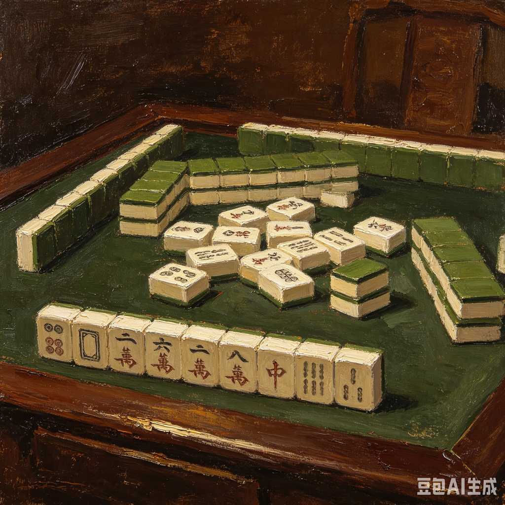 water resistant print mahjong tiles